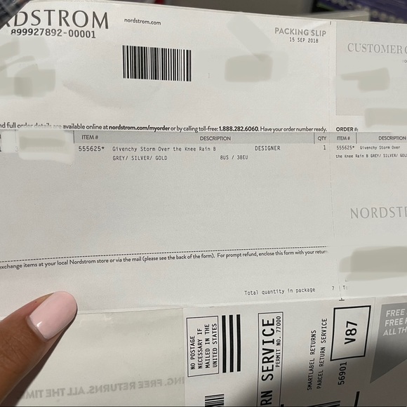 COPY - Over the knee Givenchy RAIN BOOT (size 8) Comes with box and dust bag. - Picture 2 of 7